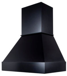 The THW Series wood range hood has a classic chimney design that compliments many kitchen styles.