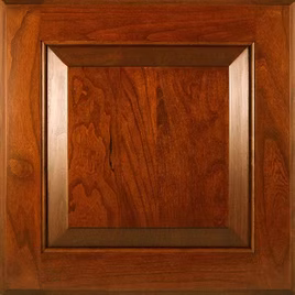 View the honeywood on cherry wood color from LaFata Cabinets.